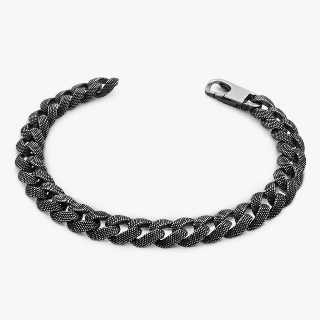 Bracciale Groumette Puntinata Piccolo Argento